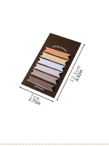 1pc Chỉ số ngẫu nhiên Ghi chú dính - Nhiều màu - Xem 2