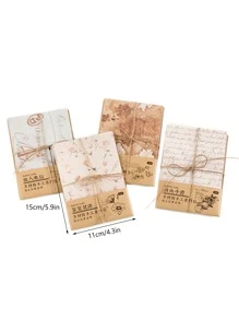 30入組隨機圖案材料紙 - 彩色 - 查看 2
