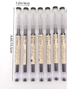 2pcs Minimalist Gel Pen - Black - View 5