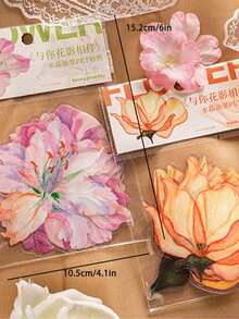 have a good day 10pcs Flower Pattern Random Sticker