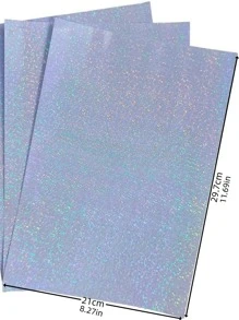 5pcs Random Pattern Laser Copy Paper - Multicolor - View 6