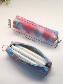 1pc Star Print Random Pencil Case - Multicolor - View 4