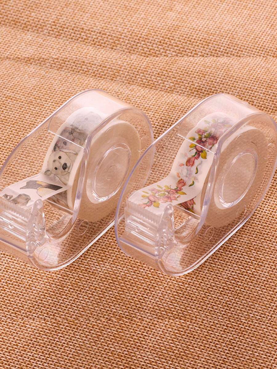 1入組透明膠帶切割架 - 無色 - 查看 1