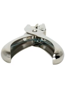 1 Trường Văn Phòng Kim Loại Bấm Lỗ Đơn Tay Bấm Giấy Cho Thêu Sò Biên Giới Thêu Sò - Bạc - Xem 4