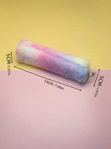 1 pc Gradien Warna Acak Kotak Pensil - MultiWarna - View 3