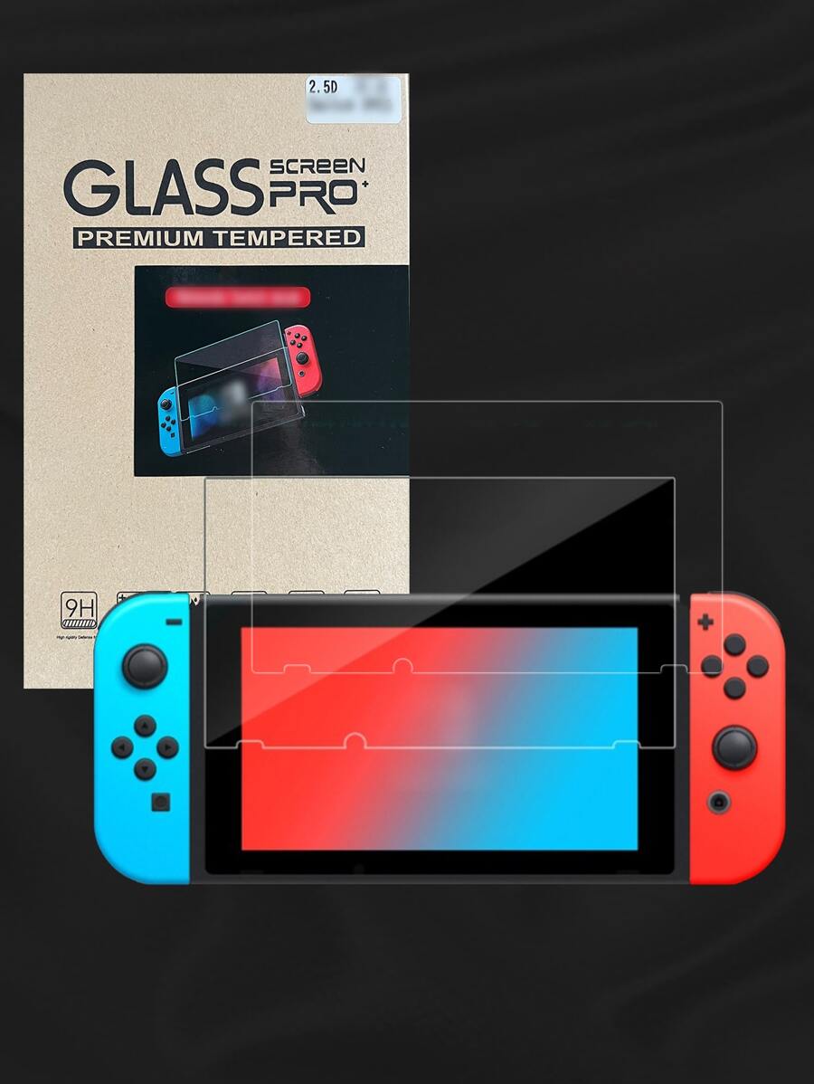 2 tấm bảo vệ màn hình HD Tương thích với Nintendo Switch - Trong sáng - Xem 1