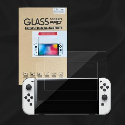 2pcs Switch OLED High Definition Screen Protector