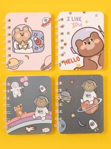 1入組卡通圖案隨機筆記本