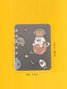 1入組卡通圖案隨機筆記本