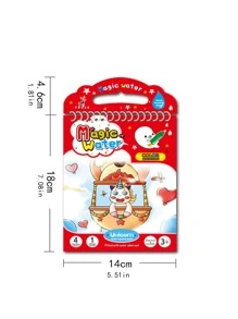 Khai phá tiềm năng sáng tạo của con bạn với đồ chơi Montessori, sách tô màu tái sử dụng và sách vẽ nước thần - Nhiều màu - Xem 3