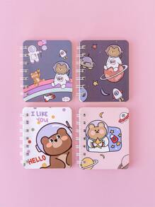 1入組卡通圖案隨機筆記本