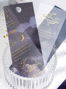 4sheet Moonlight Print Random Sticker - Multicolor - View 3
