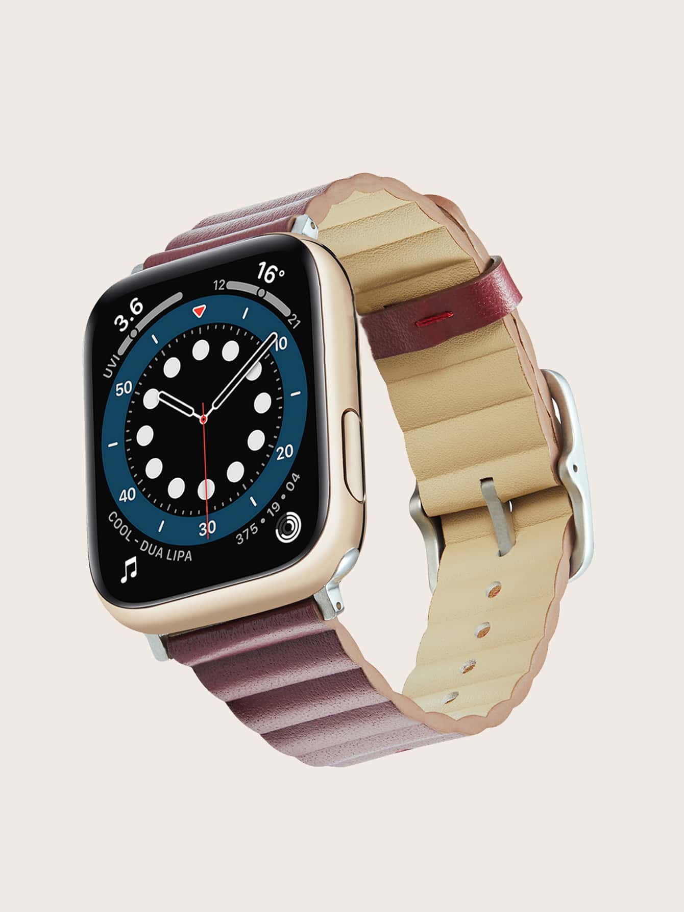 Color Block Watchband Compatible With Apple Watch