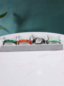 1 pieza caja de joya con 4 piezas almohada - Gris - Ver 3