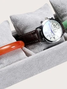 1 pieza caja de joya con 4 piezas almohada - Gris - Ver 4