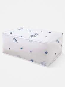 1pc Random Pattern Clothing Storage Bag,Cute Cartoon Large Capacity Storage Bag,Portable Waterproof Clothes And Quilt Storage Box - Multicolor - View 4