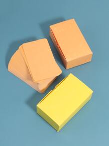 90pcs/set Solid Business Card - Orange - View 2