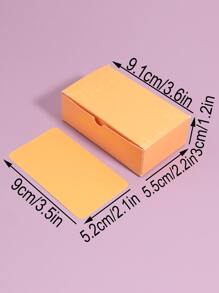 90pcs/set Solid Business Card - Orange - View 4