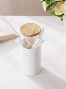 1pc Swab Storage Box - White - View 4