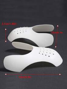 2入組隨機色鞋摺痕保護器運動鞋塑膠鞋架 - 彩色 - 查看 5