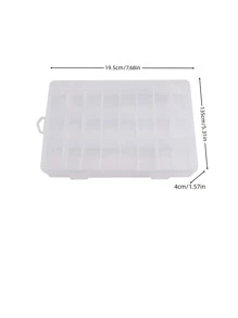 1入組多格收納盒 - 白色 - 查看 2