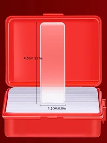 60pcs Plastic Double-sided Tape,Simple Clear Strong Adhesive Patch For Daily Life - Clear - View 7