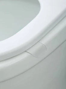 1入組透明馬桶蓋提手 - 白色 - 查看 3