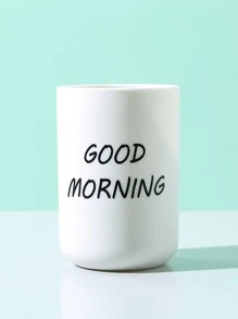 2 chiếc cốc súc miệng hình khẩu hiệu ngẫu nhiên trang trí phòng tắm trang trí mùa thu trở lại trường - Nhiều màu - Xem 3