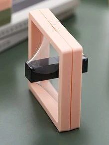 1pc Clear Jewelry Box, Gift For Valentine's Day - Pink - View 1