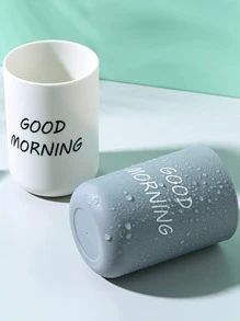 2 chiếc cốc súc miệng hình khẩu hiệu ngẫu nhiên trang trí phòng tắm trang trí mùa thu trở lại trường - Nhiều màu - Xem 5
