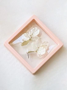 1pc Clear Jewelry Box, Gift For Valentine's Day - Pink - View 3