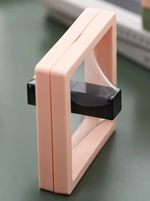 1pc Clear Jewelry Box, Gift For Valentine's Day - Pink - View 5