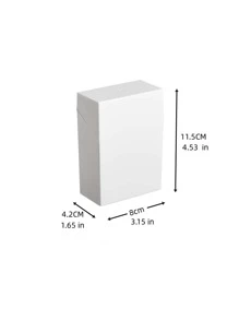 1 pieza caja unicolor - Blanco - Ver 2