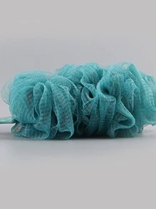 1pc Long Handle Bath Brush, Massage Cleaning Brush - Blue - View 4