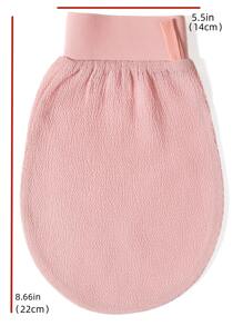 2 chiếc Găng tay tắm tẩy tế bào chết màu ngẫu nhiên, Găng tay tẩy tế bào chết đơn giản cho phòng tắm Trang trí phòng tắm tại nhà Trang trí mùa thu Trở lại trường - Nhiều màu - Xem 12