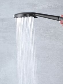 1 pieza Aspersor de ducha de mano ABS ducha moderno presurizado para cuarto de baño - Gris Oscuro - Ver 6