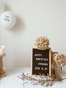 1 bảng chữ cái 29*22cm có khung gỗ bao gồm 250 chữ cái và bộ ký hiệu - Xem 5