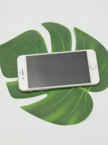 12 chiếc lá rùa nhân tạo - màu xanh lá - Xem 4