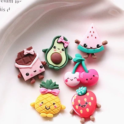 6入組水果形狀藝術擺件