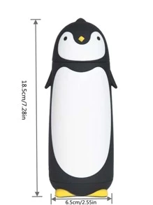 1入組企鵝設計隨機色保溫瓶 - 彩色 - 查看 2