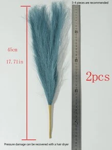 2 cây Sậy nhân tạo - Màu xanh lam - Xem 3