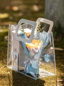 1 pieza Bolsa de regalo transparente - transparente - Ver 1