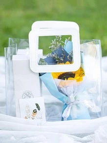 1 pieza Bolsa de regalo transparente - transparente - Ver 2