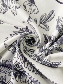 1入組裝植物圖案沙灘巾現代戶外吸水旅行沙灘巾 - 彩色 - 查看 4