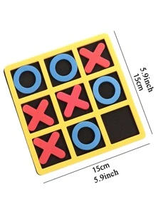 1入組親子方形棋牌遊戲家用互動休閒棋盤遊戲 - 彩色 - 查看 6