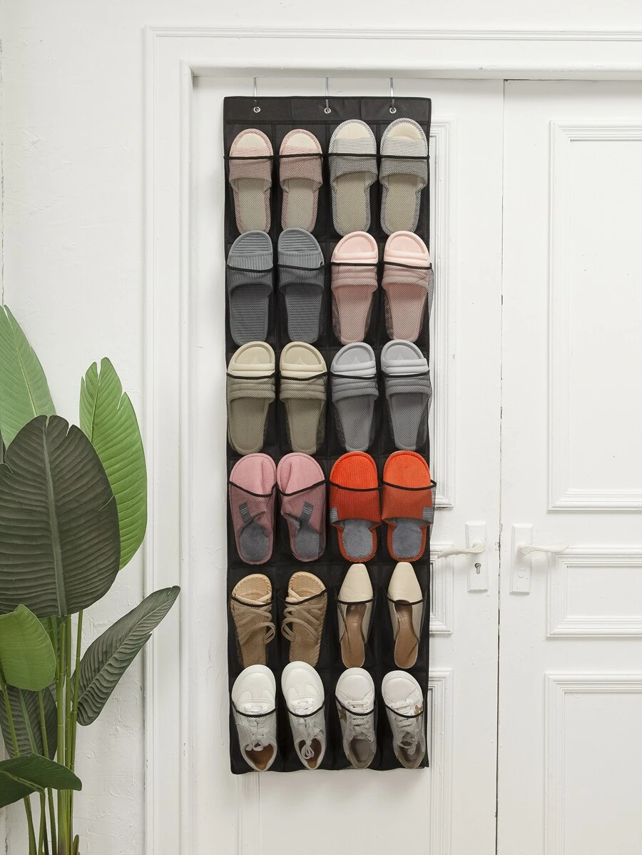 Túi bảo quản giày lưới 1pc - màu đen - Xem 1