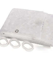 1 tấm rèm tắm hoa văn đá - Trong sáng - Xem 2