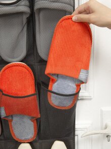 Túi bảo quản giày lưới 1pc - màu đen - Xem 4