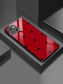 Heart Shaped Glass Case Compatible With Apple And Smartphones - Multicolor - View 1