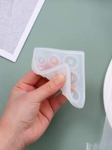 Thiết kế nút 1pc Khuôn silicon tự làm - trắng - Xem 6